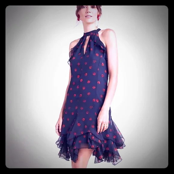 eva franco halter dress Halter Swing Mini Dress